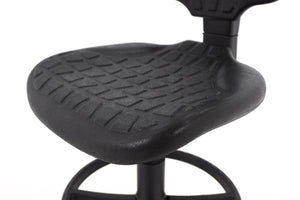 Darbnīcu krēsls LAB RB Black-Ergostock