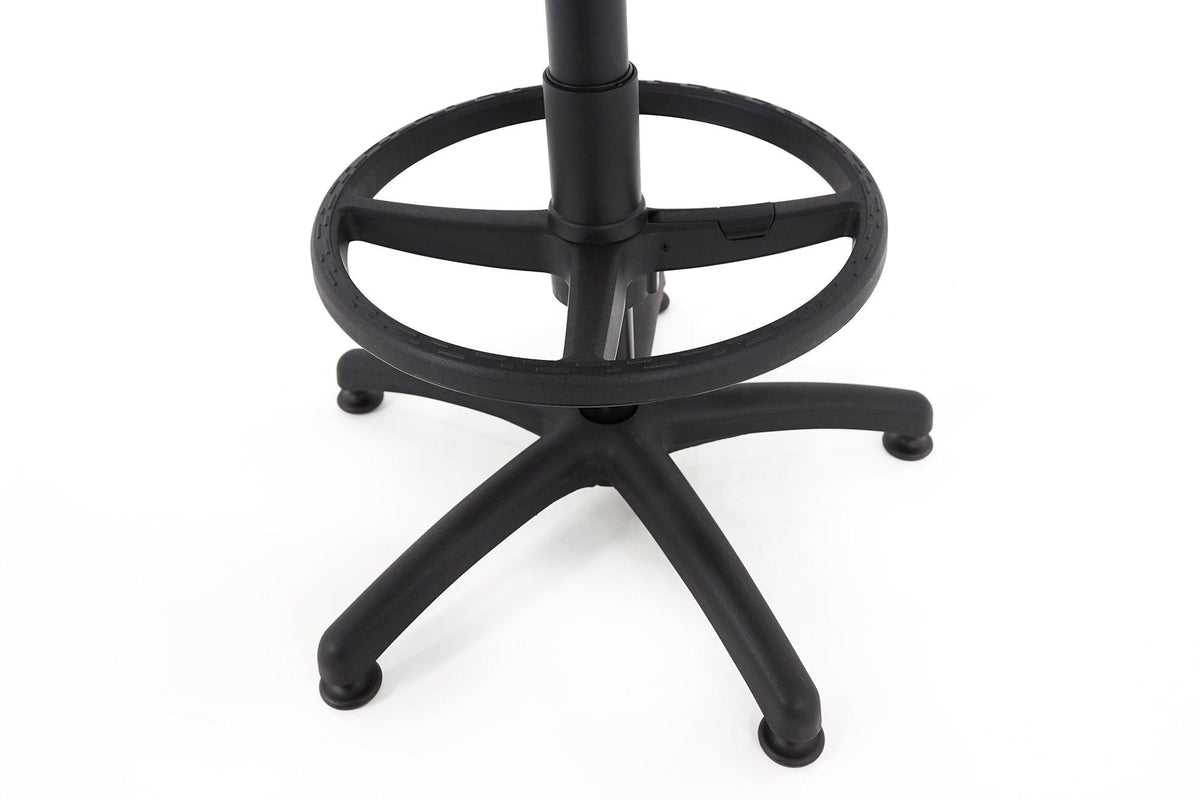 Darbnīcu krēsls LAB RB Black-Ergostock