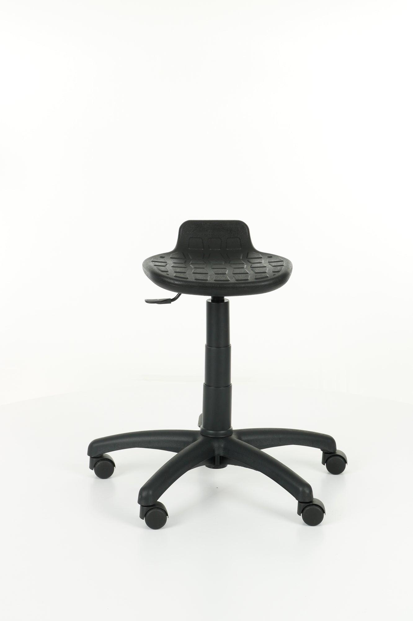 Darbnīcu krēsls LAB Stool Black-Ergostock