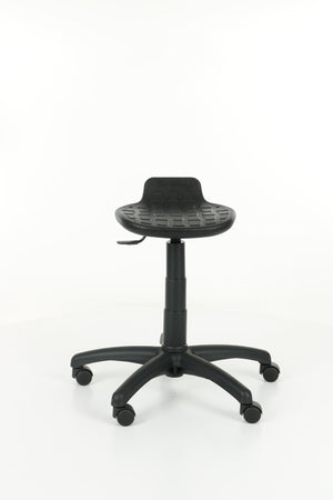 Darbnīcu krēsls LAB Stool Black-Ergostock