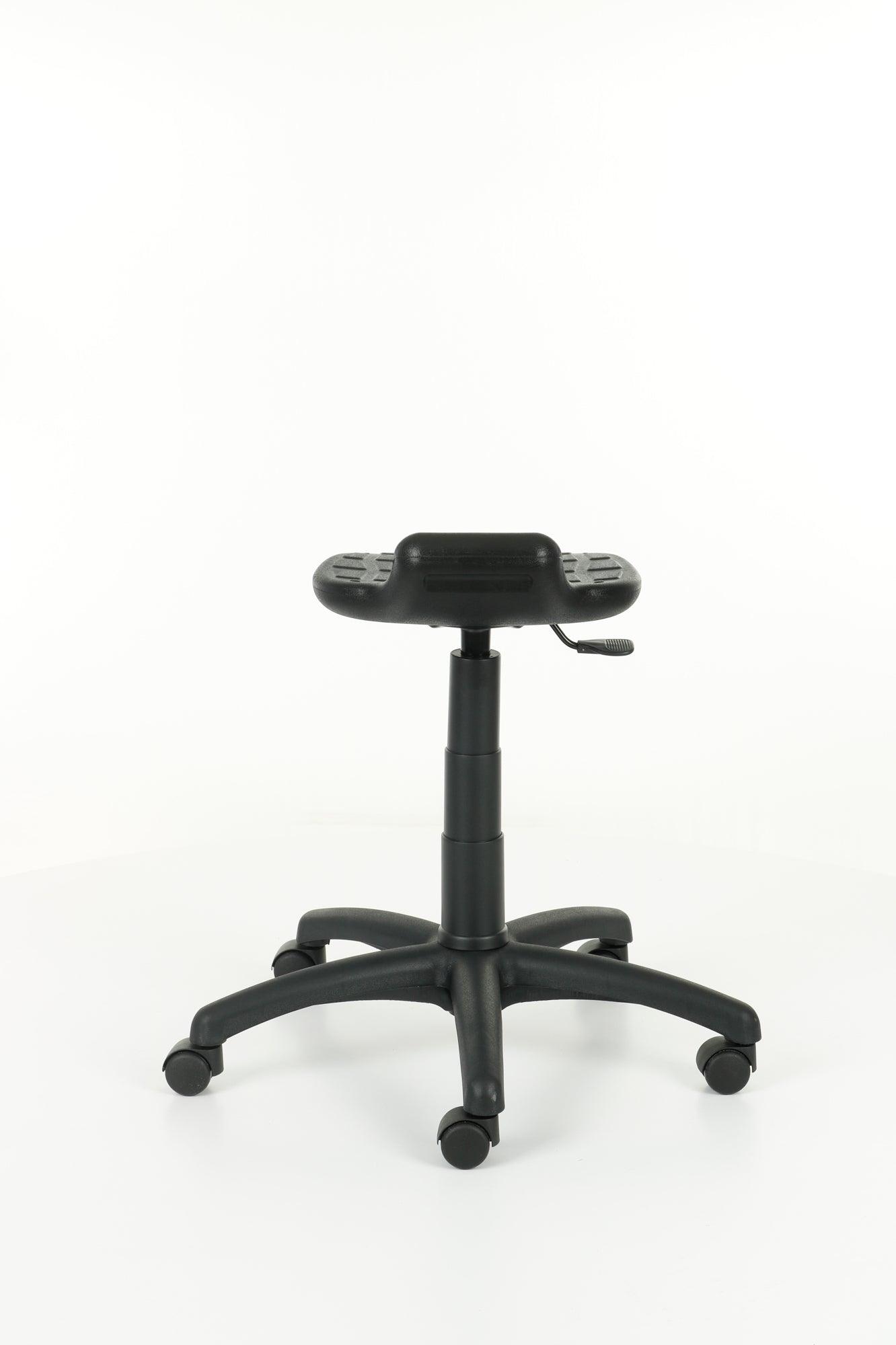 Darbnīcu krēsls LAB Stool Black-Ergostock