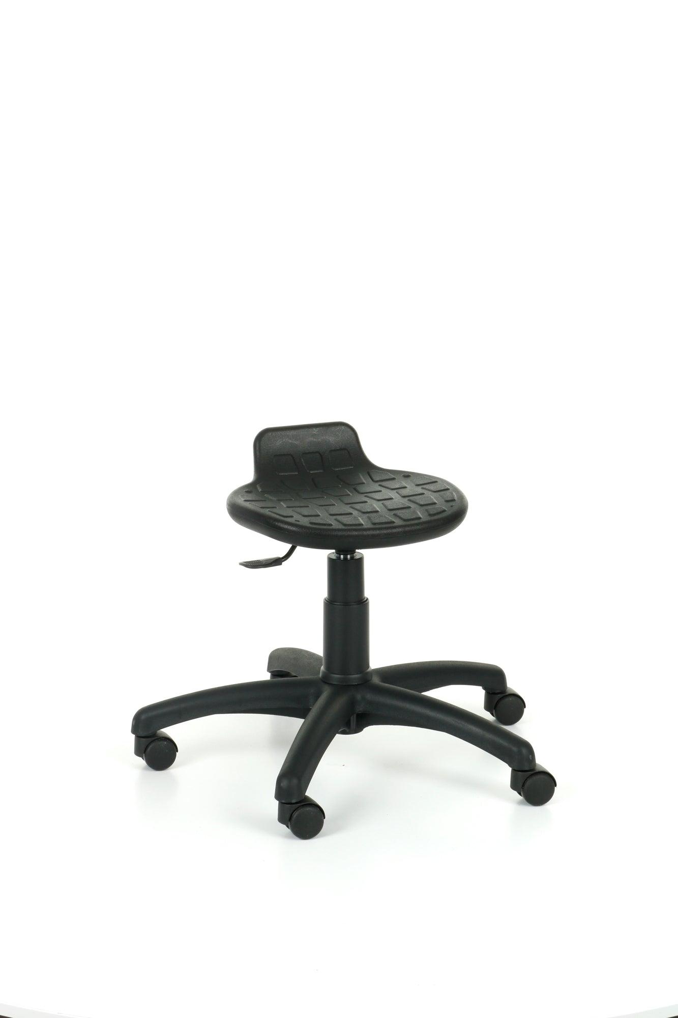 Darbnīcu krēsls LAB Stool Black-Ergostock