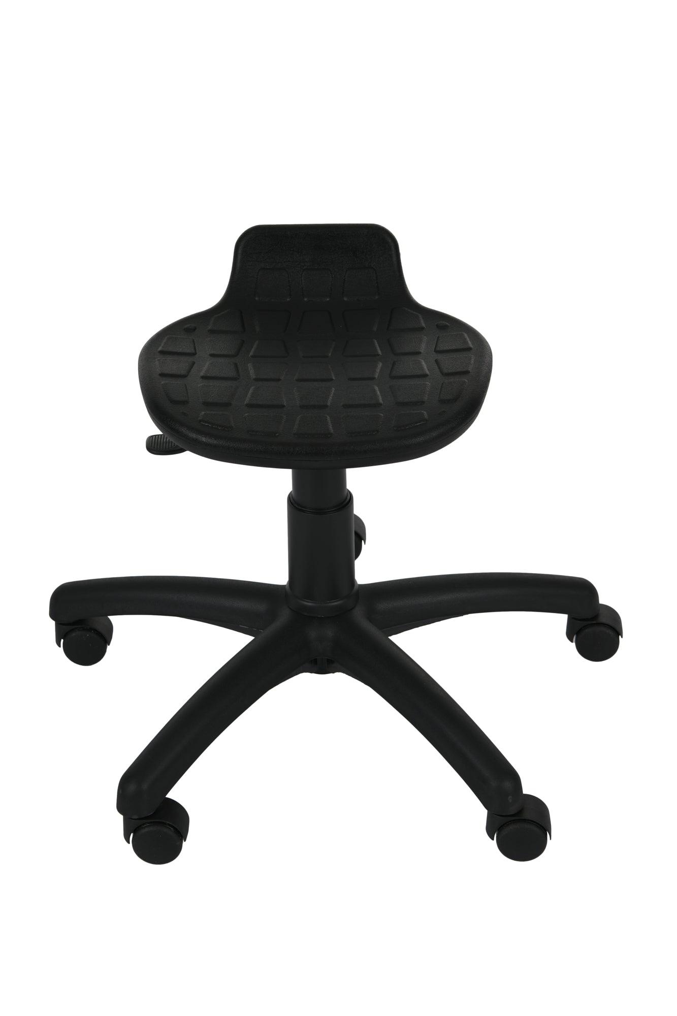 Darbnīcu krēsls LAB Stool Black-Ergostock