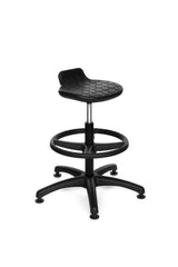 Darbnīcu krēsls LAB Stool RB Black-Ergostock