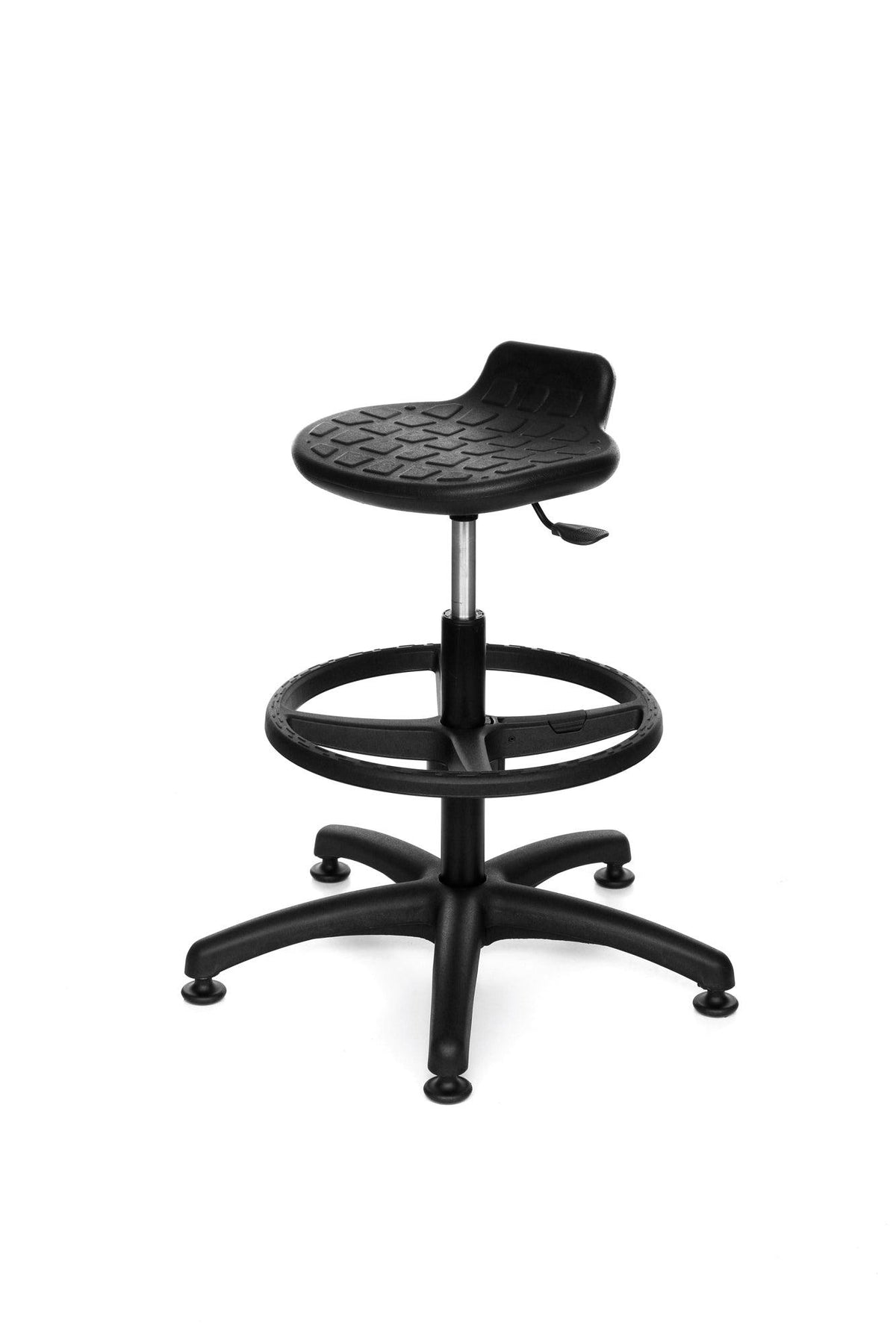 Darbnīcu krēsls LAB Stool RB Black-Ergostock