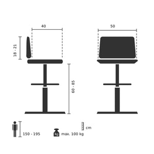 Darbnīcu krēsls WORK MF-Ergostock