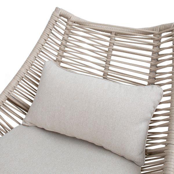 Dārza mēbeļu komplekts HELSINKI dīvāns, 2 krēsli un 2 galdi, bēša-Ergostock