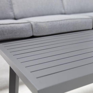 Dārza mēbeļu komplekts Home4You CASPER galds, dīvāns, 2 krēsli-Ergostock