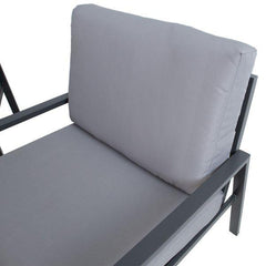 Dārza mēbeļu komplekts Home4You TIFTON galds, dīvāns un 2 krēsli-Ergostock