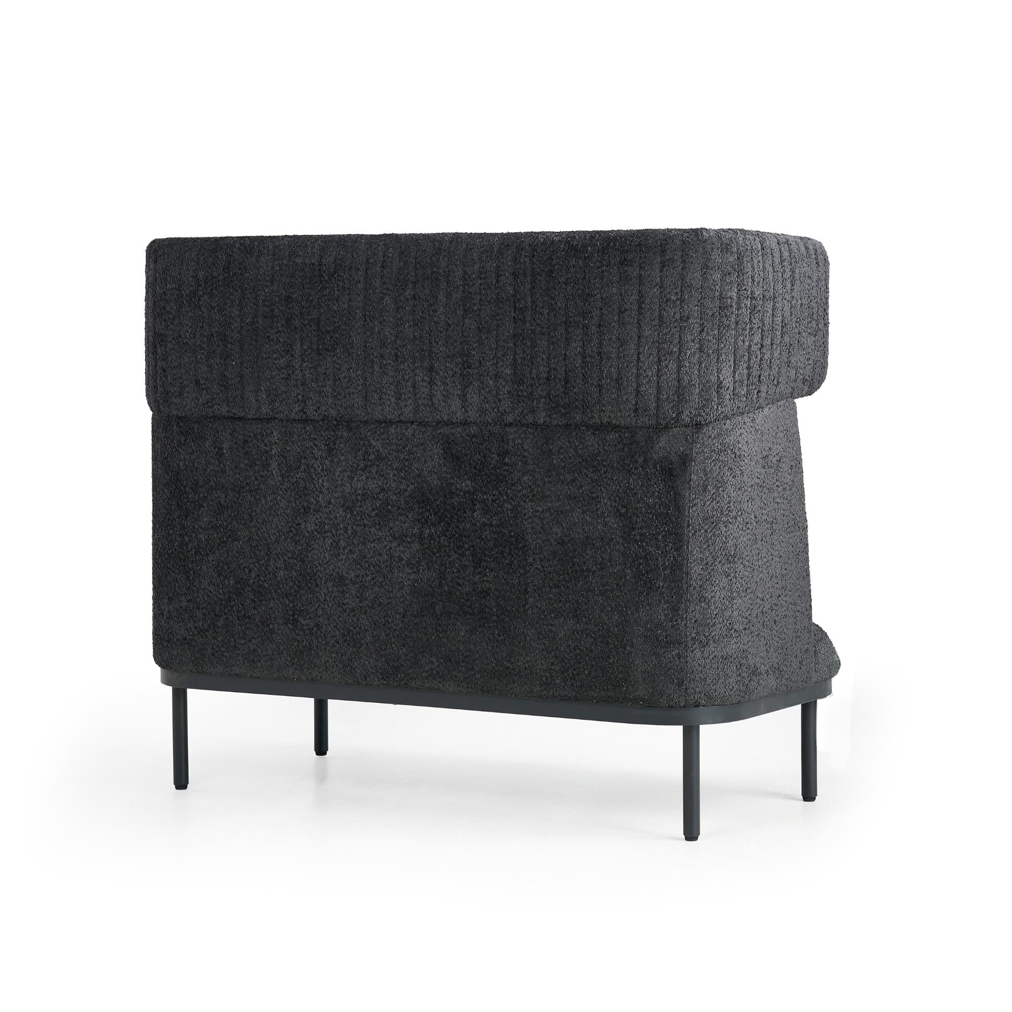 Dīvāns Caldera Duo, melns - ERGOSTOCK ar robustu konstrukciju un mūsdienīgu dizainu, piemērots sabiedriskām telpām.