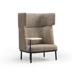 Dīvāns Caldera Single ar galdiņu, bēšs