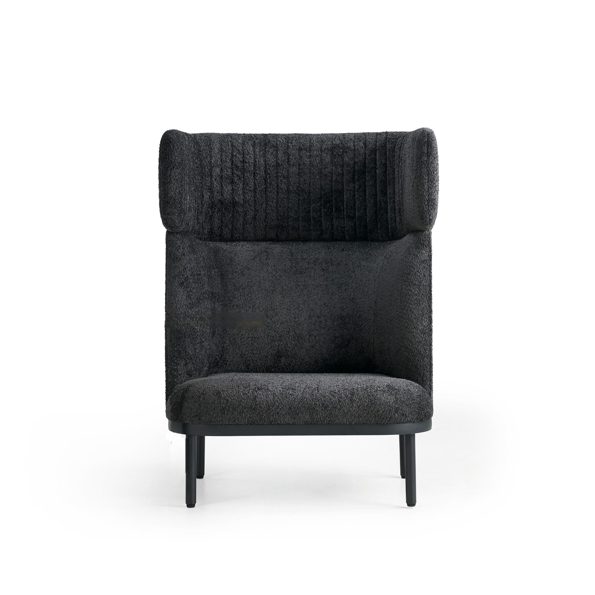 Dīvāns Caldera Single, melns