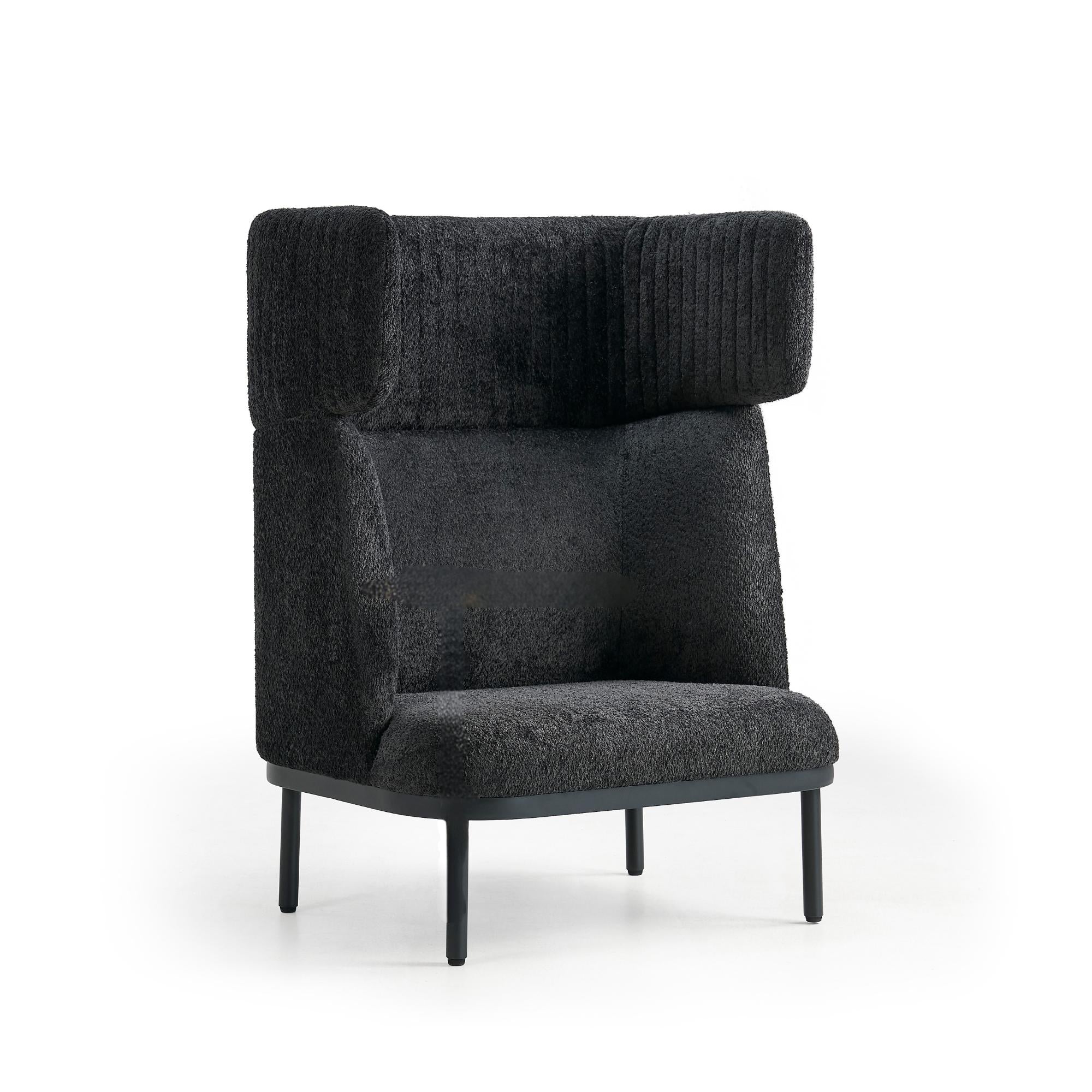 Dīvāns Caldera Single, melns