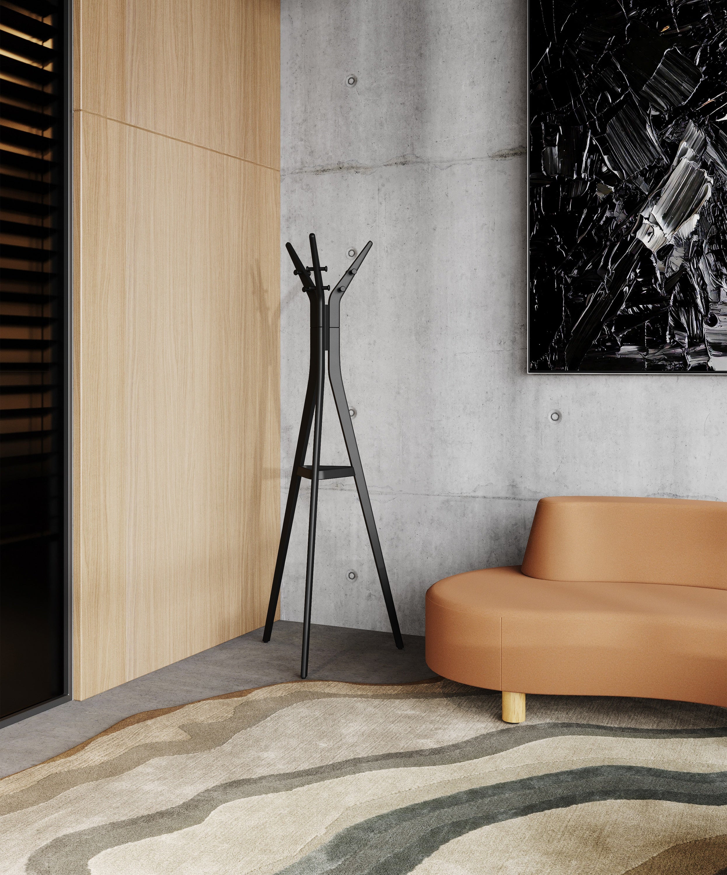 Dizaina drēbju pakarmais TRESPOLY BEJOT:, konfigurējams-Ergostock