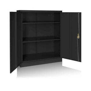 Dokumentu skapis ar 3 plauktiem COLOR, slēdzams - Ergostock.lv