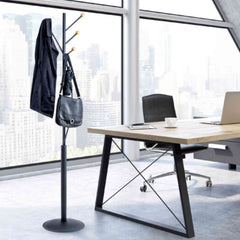 Drēbju pakaramais MAULaura, 179.5 cm, melns - Ergostock.lv