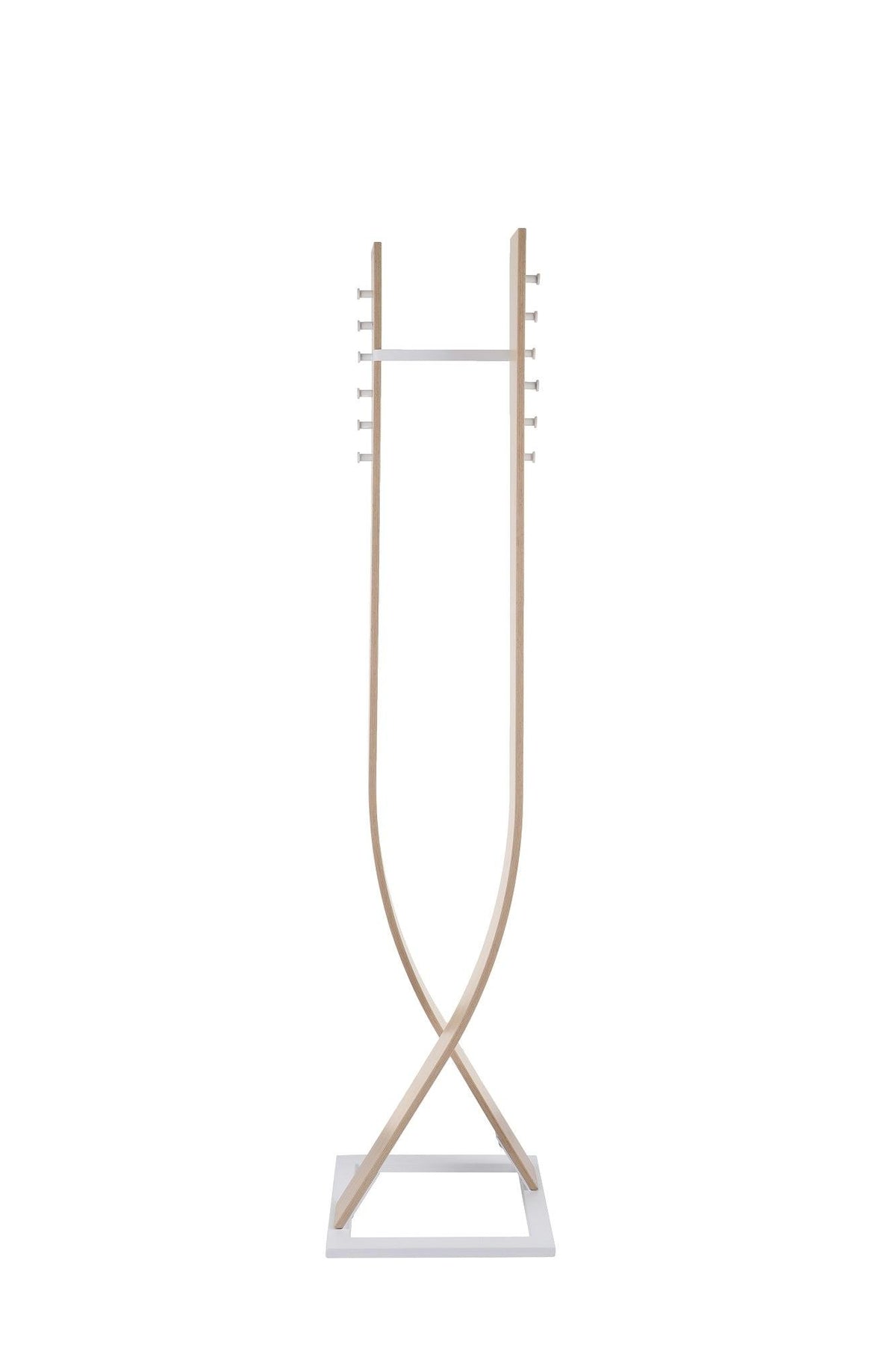 Drēbju pakaramais TOM Beech Wood Balta pamatne-Ergostock