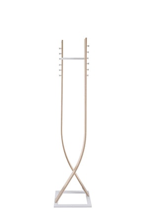 Drēbju pakaramais TOM Beech Wood Balta pamatne-Ergostock