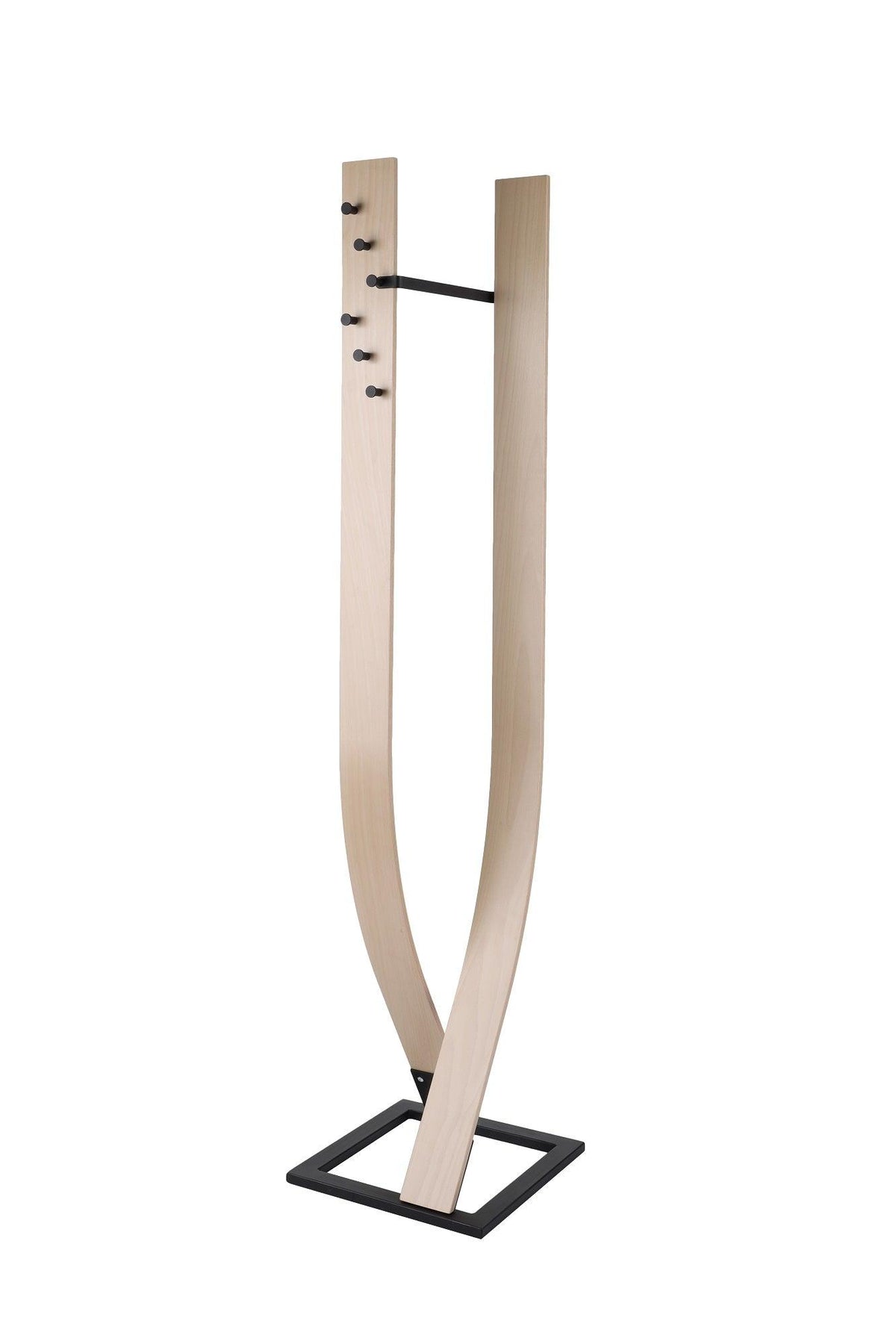 Drēbju pakaramais TOM Beech Wood Melna pamatne-Ergostock