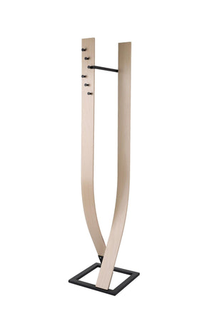 Drēbju pakaramais TOM Beech Wood Melna pamatne-Ergostock