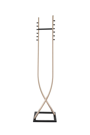 Drēbju pakaramais TOM Beech Wood Melna pamatne-Ergostock