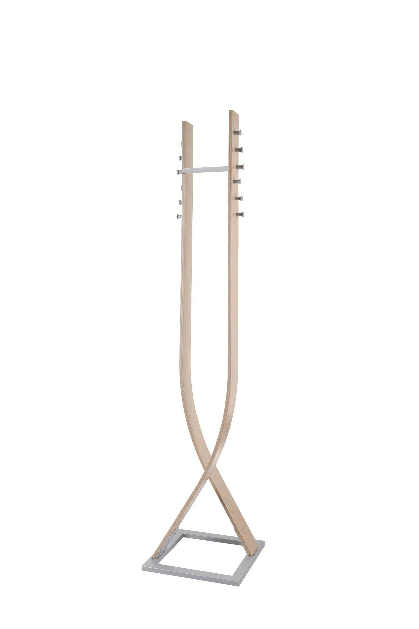 Drēbju pakaramais TOM Beech Wood Pelēka pamatne-Ergostock