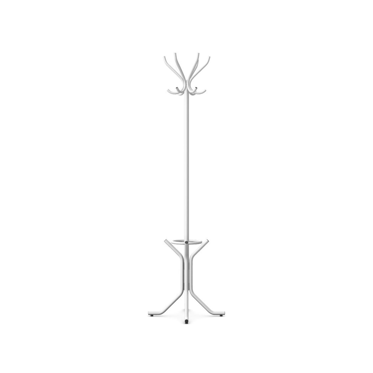 Drēbju pakaramais WS-3, ar lietussarga turētāju, augstums 187 cm – Balta
