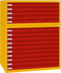 Rasējumu skapis tērauda 770x970x670 mm - Ergostock.lv