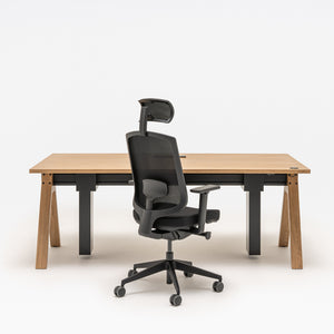 Elektriski augstumā paceļams galds VIGA, 180 cm, mdd; konfigurējams-Ergostock