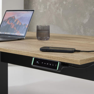 Elektriski augstumā regulējama galda komplekta Executive kontroliera tuvplāns