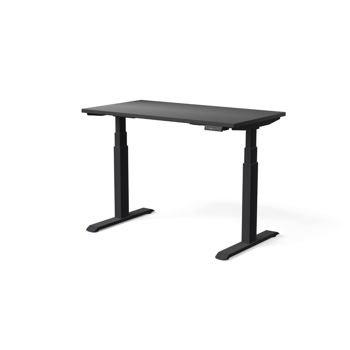 Elektriski augstumā regulējams galds MOVE PRO II – Melna / Melna / 120 x 65