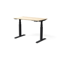 Elektriski augstumā regulējams galds MOVE PRO II, galda virsmas krāsa Nabucco, galda statīva tonis Melna, izmērs 120 x 65 cm