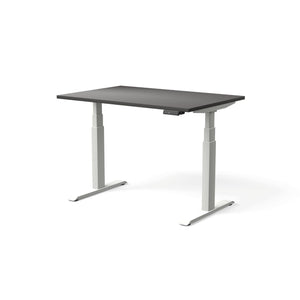Elektriski augstumā regulējams galds MOVE PRO II, galda virsmas krāsa Antracīts, galda statīva tonis Balta, izmērs 120 x 80 cm