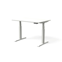 Elektriski augstumā regulējams galds MOVE PRO II, galda virsmas krāsa Balta, galda statīva tonis Balta, izmērs 120 x 80 cm