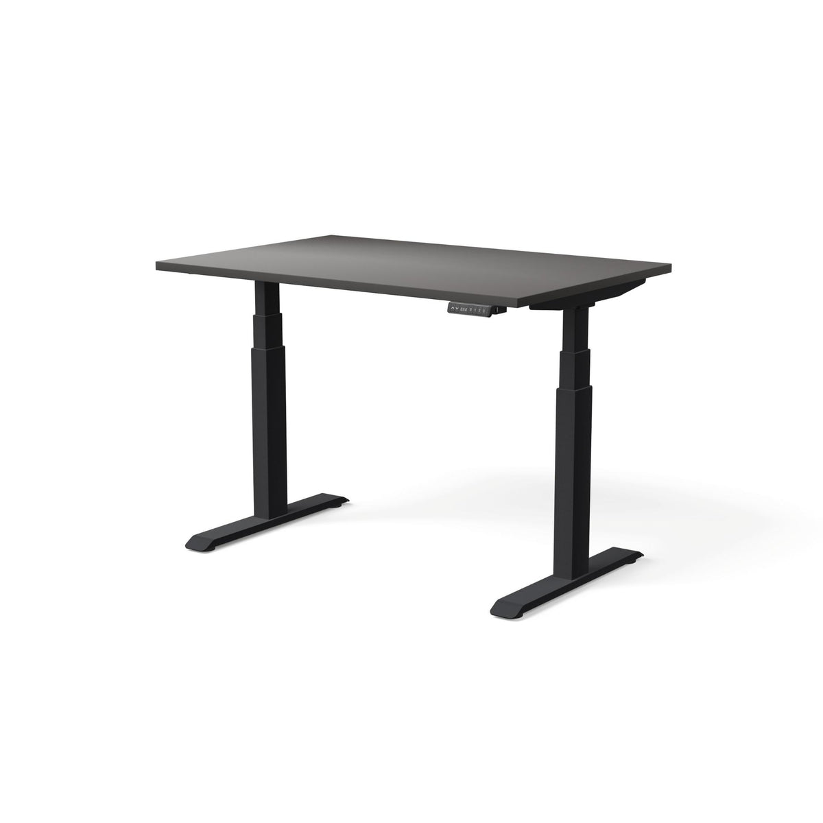 Elektriski augstumā regulējams galds MOVE PRO II, galda virsmas krāsa Antracīts, galda statīva tonis Melna, izmērs 120 x 80 cm