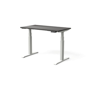 Elektriski augstumā regulējams galds MOVE PRO II, galda virsmas krāsa Antracīts, galda statīva tonis Balta, izmērs 120 x 65 cm