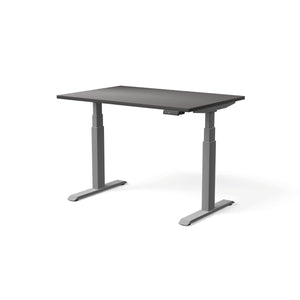 Elektriski augstumā regulējams galds MOVE PRO II, galda virsmas krāsa Antracīts, galda statīva tonis Sudraba, izmērs 120 x 80 cm