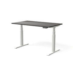 Elektriski augstumā regulējams galds MOVE PRO II, galda virsmas krāsa Antracīts, galda statīva tonis Balta, izmērs 140 x 80 cm