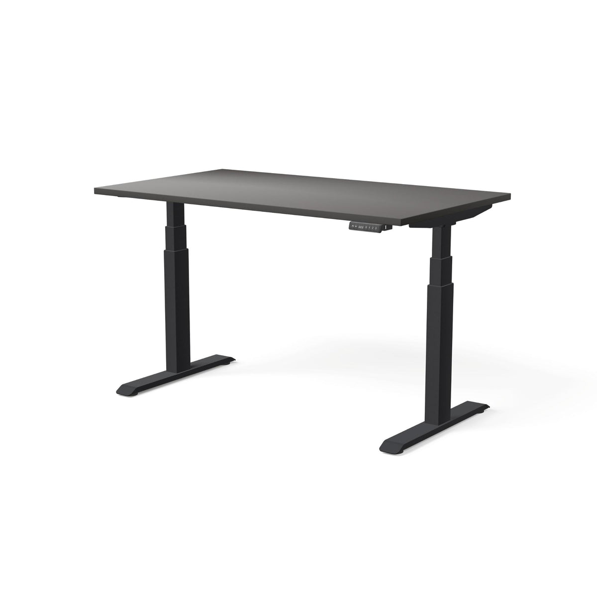 Elektriski augstumā regulējams galds MOVE PRO II – Antracīts / Melna / 140 x 80