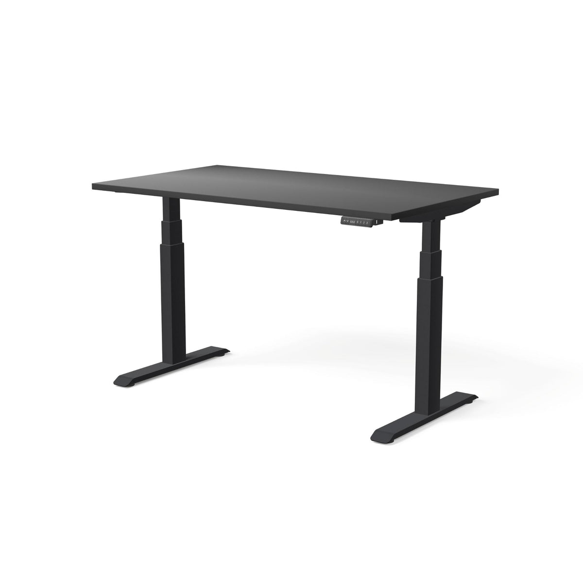 Elektriski augstumā regulējams galds MOVE PRO II – Melna / Melna / 140 x 80