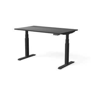 Elektriski augstumā regulējams galds MOVE PRO II, galda virsmas krāsa Melna, galda statīva tonis Melna, izmērs 140 x 80 cm