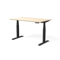 Elektriski augstumā regulējams galds MOVE PRO II, galda virsmas krāsa Nabucco, galda statīva tonis Melna, izmērs 140 x 80 cm