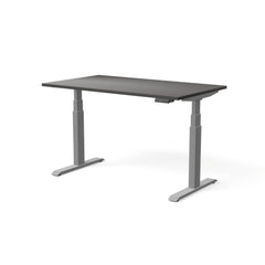 Elektriski augstumā regulējams galds MOVE PRO II, galda virsmas krāsa Antracīts, galda statīva tonis Sudraba, izmērs 140 x 80 cm