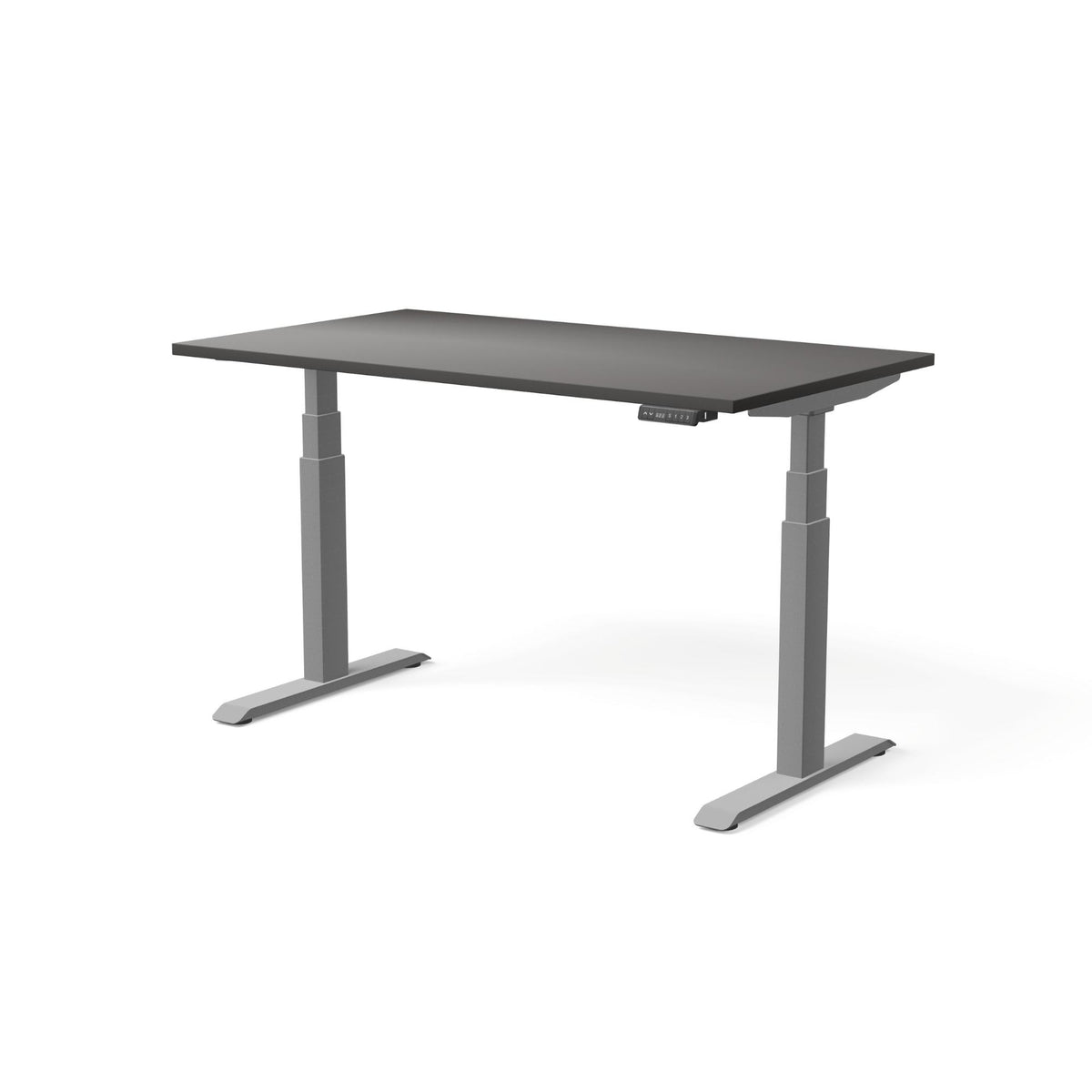 Elektriski augstumā regulējams galds MOVE PRO II – Antracīts / Sudraba / 140 x 80