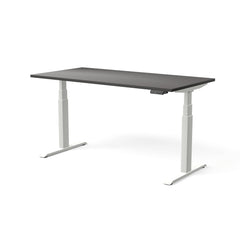 Elektriski augstumā regulējams galds MOVE PRO II, galda virsmas krāsa Antracīts, galda statīva tonis Balta, izmērs 160 x 80 cm