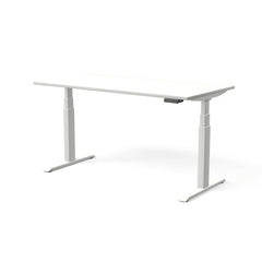 Elektriski augstumā regulējams galds MOVE PRO II, galda virsmas krāsa Balta, galda statīva tonis Balta, izmērs 160 x 80 cm