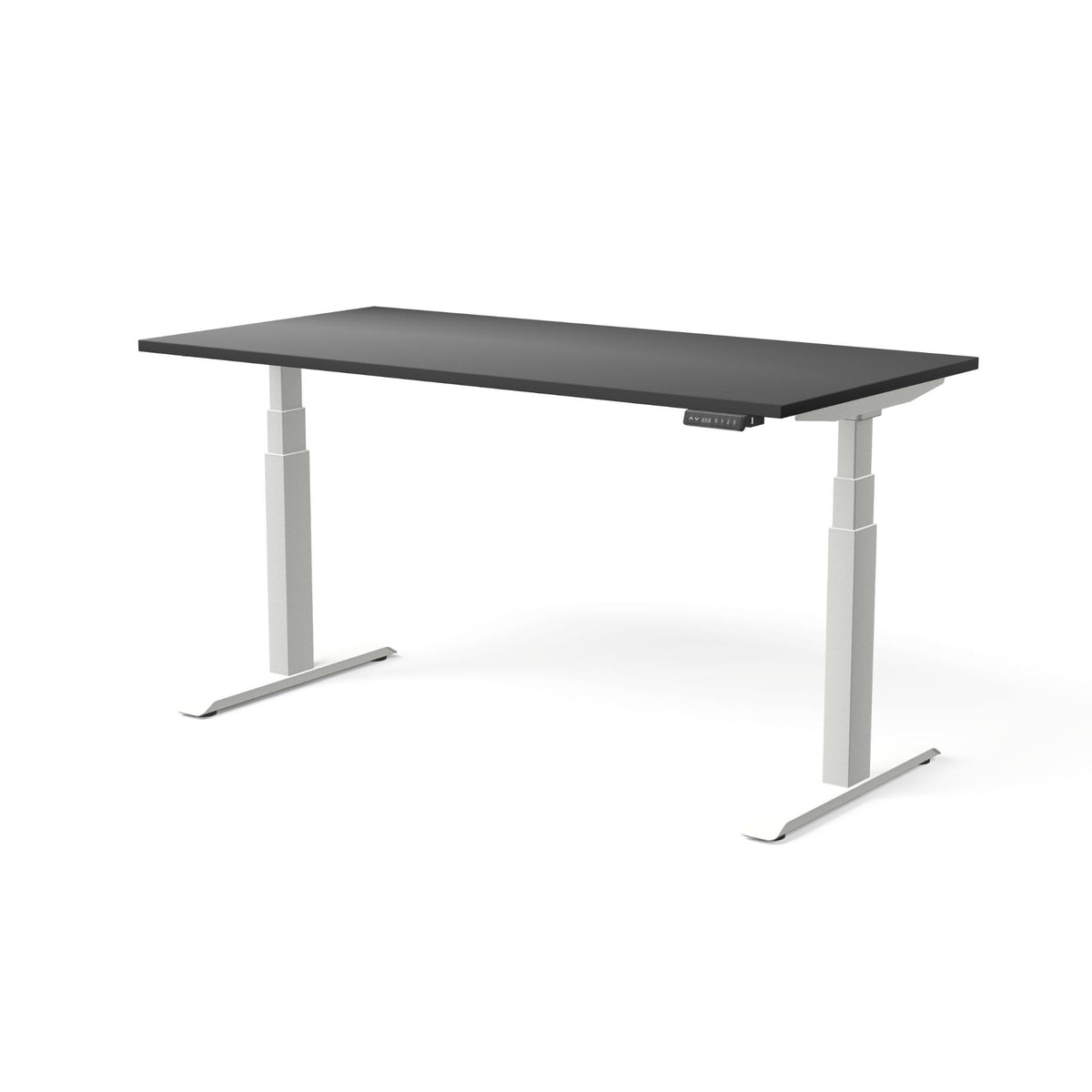 Elektriski augstumā regulējams galds MOVE PRO II – Melna / Balta / 160 x 80