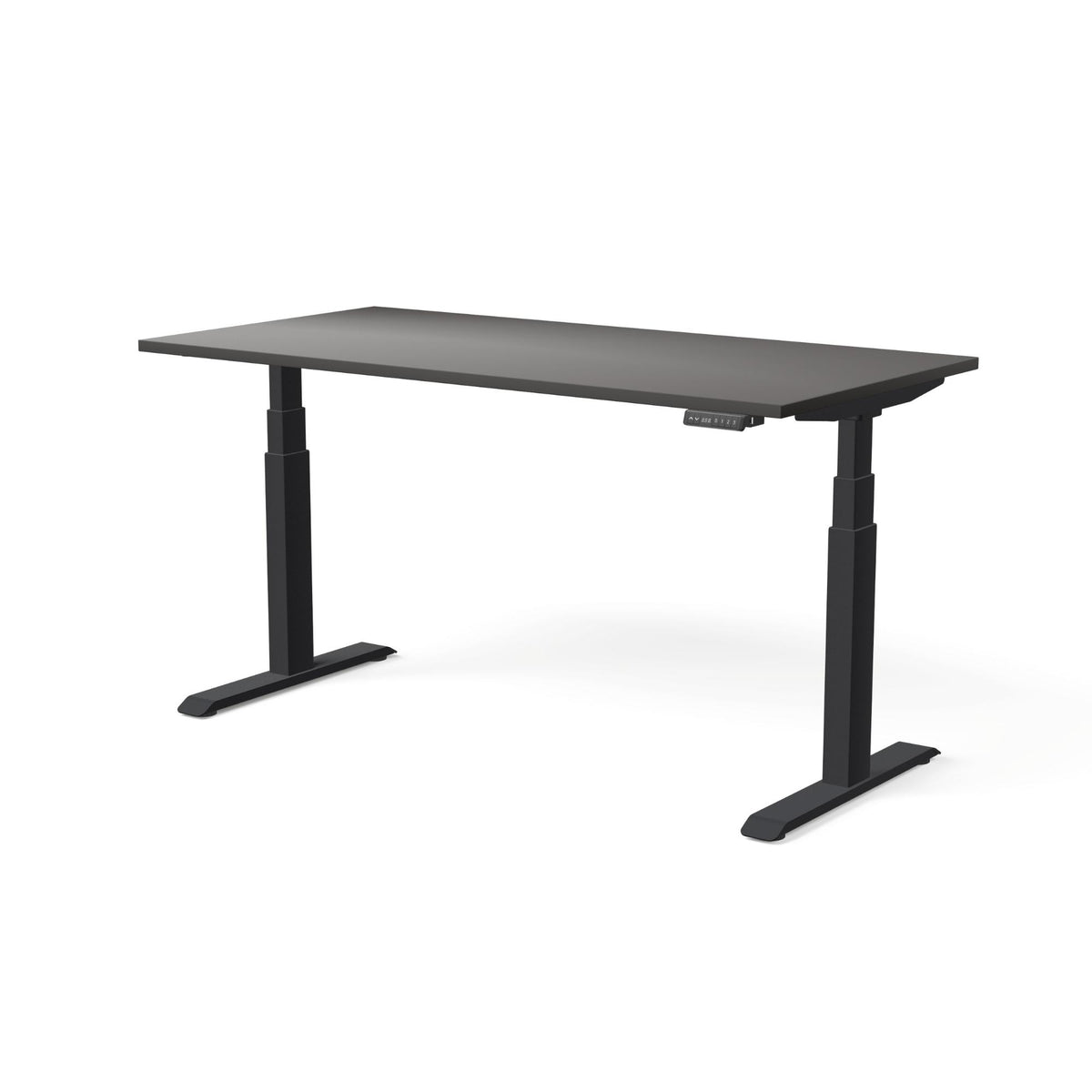 Elektriski augstumā regulējams galds MOVE PRO II – Antracīts / Melna / 160 x 80