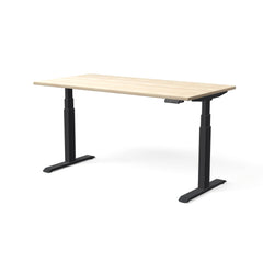 Elektriski augstumā regulējams galds MOVE PRO II, galda virsmas krāsa Nabucco, galda statīva tonis Melna, izmērs 160 x 80 cm