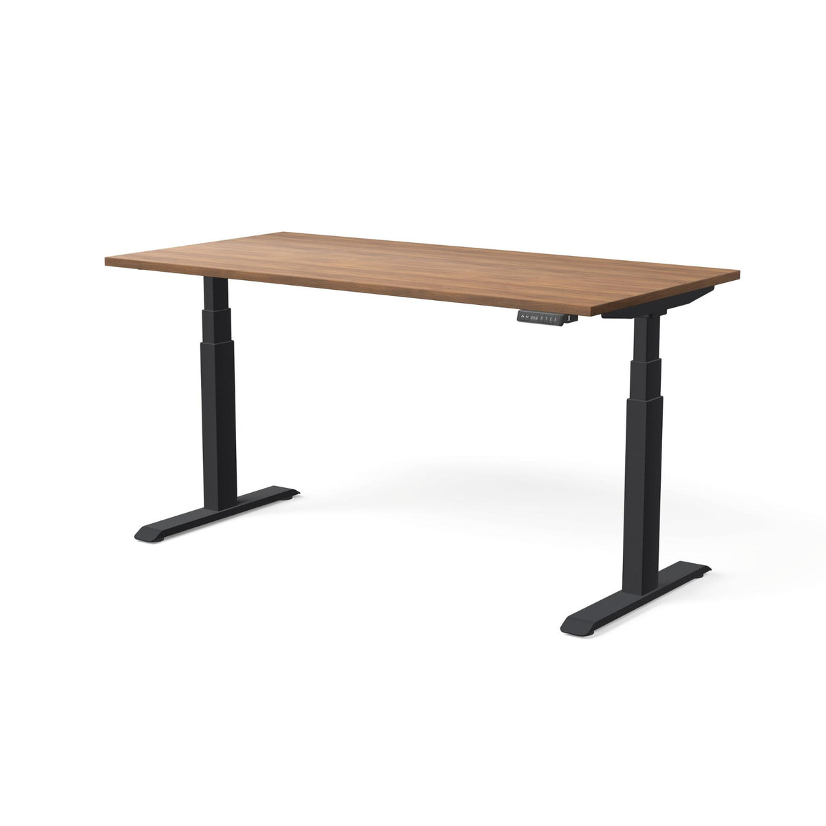 Elektriski augstumā regulējams galds MOVE PRO II – Riekstkoks / Melna / 160 x 80